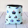 Futtertasche hellblau Schiffe