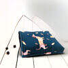 Futtertasche Blau Dackel