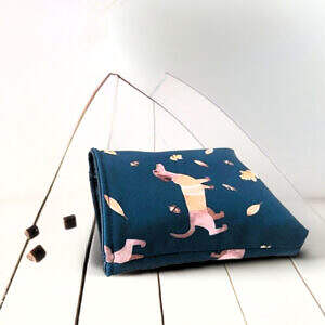Futtertasche Blau Dackel