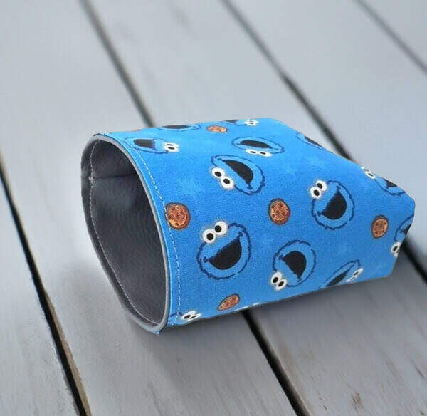 Futtertasche Blau Krümelmonster
