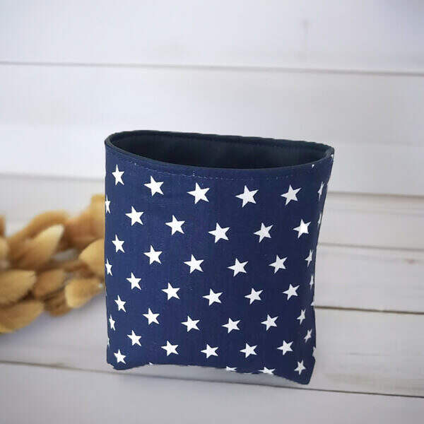 Futtertasche blau Sterne