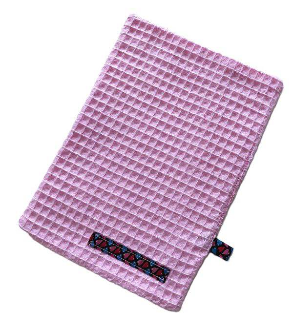 Spültuch Abwaschlappen Farbe Rosa aus Waffel Pique 15 x 22 cm ein kleiner Küchenhelfer