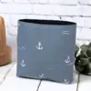 Futtertasche blaugrau Anker