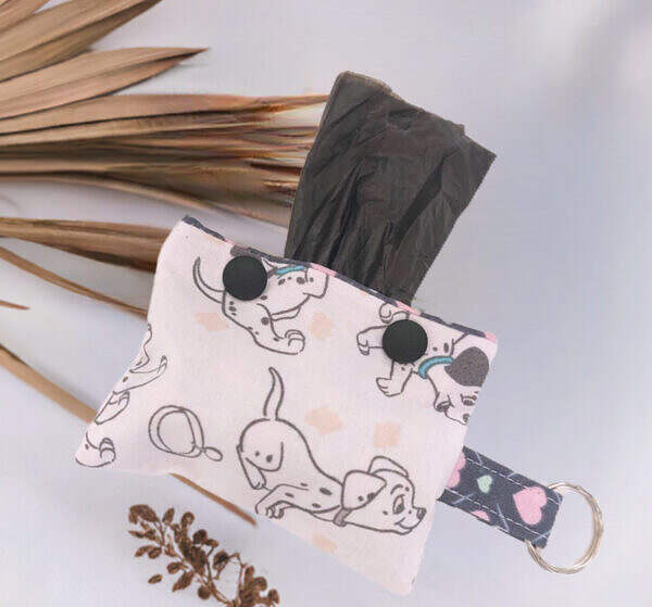 Hunde Kotbeuteltasche Kotbeutelspender super praktisch mit Dalmatiner Motiv