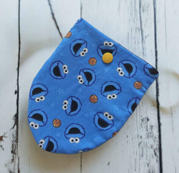 Futtertasche blau Krümelmonster