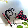 SET schwarz rot Pfoten
