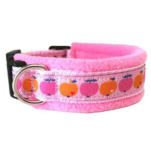 Hundehalsband Rosa Apfel