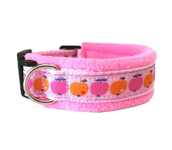 Hundehalsband Rosa Apfel