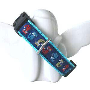Hundehalsband blau Fuchs